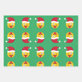 Emoji Christmas Geschenkpapier Set