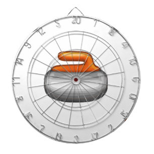 Emoji Curling Stone Dartscheibe