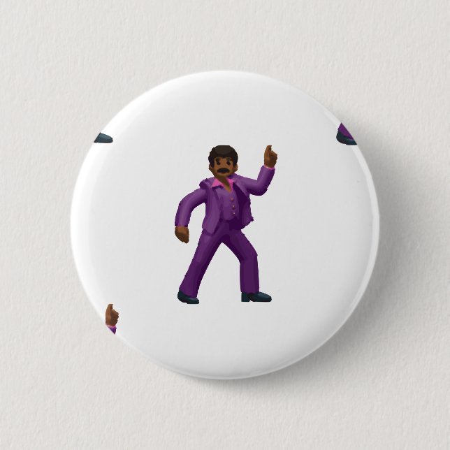 Emoji Dancing Man Button (Vorderseite)