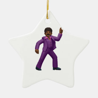 Emoji Dancing Man Keramik Ornament