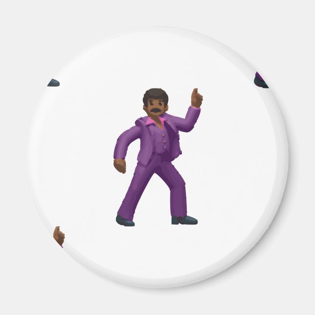 Emoji Dancing Man Magnet (Vorne)