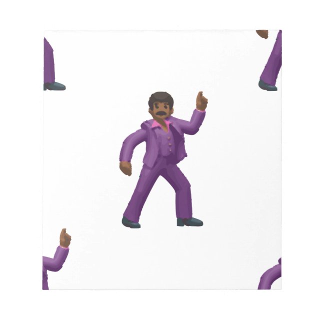 Emoji Dancing Man Notizblock (Vorderseite)