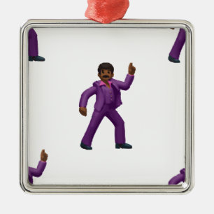 Emoji Dancing Man Ornament Aus Metall