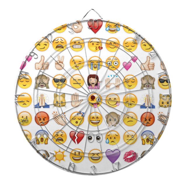 Emoji Dartscheibe (vorne)