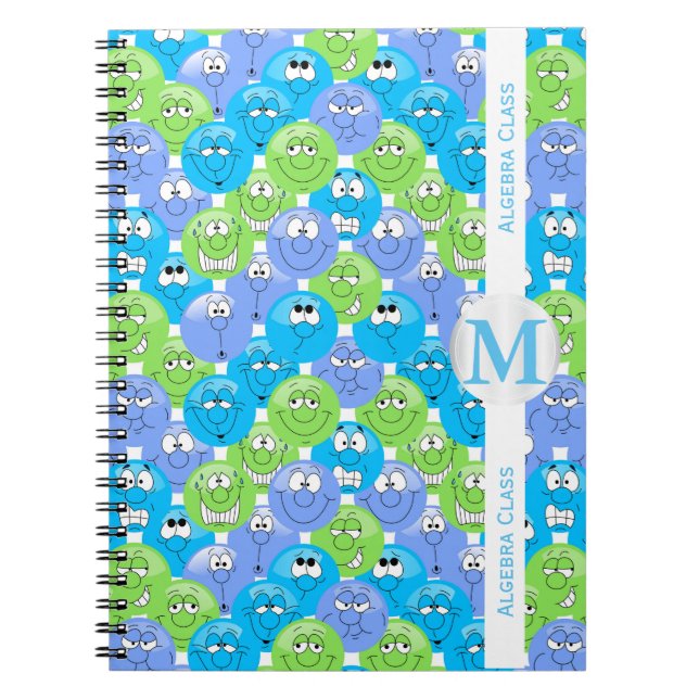 Emoji Design Funny Fun Faces Notizblock (Vorderseite)