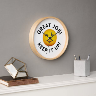 Emoji-Design-Uhr für Büros und Zuhause Uhr