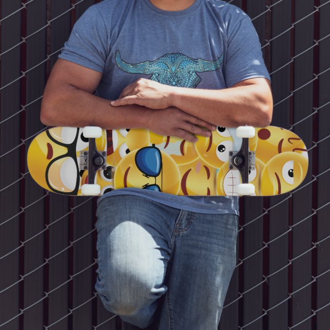 Emoji Designs Skateboard (Außenbereich 3)