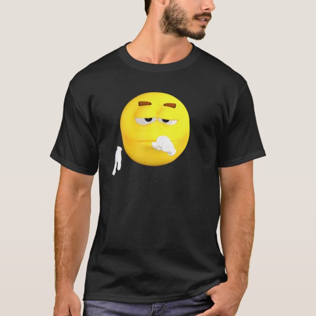 Emoji Emoticon Face Emotion Icon T-Shirt (Vorderseite)