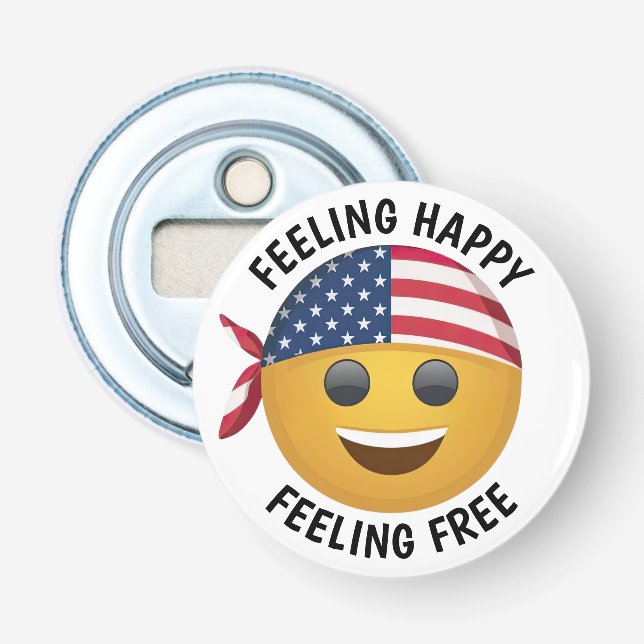 Emoji Face Flaschenöffner (Vorderseite)