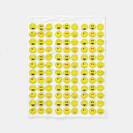 Emoji Fleece-Decke Fleecedecke