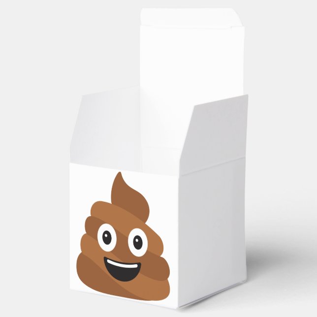 Emoji-Gastgeschenk-Box gekackt Geschenkschachtel (Geöffnet)