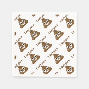 Emoji geben einen Pop Serviette