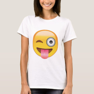 Emoji - Gesicht mit der Zunge T-Shirt