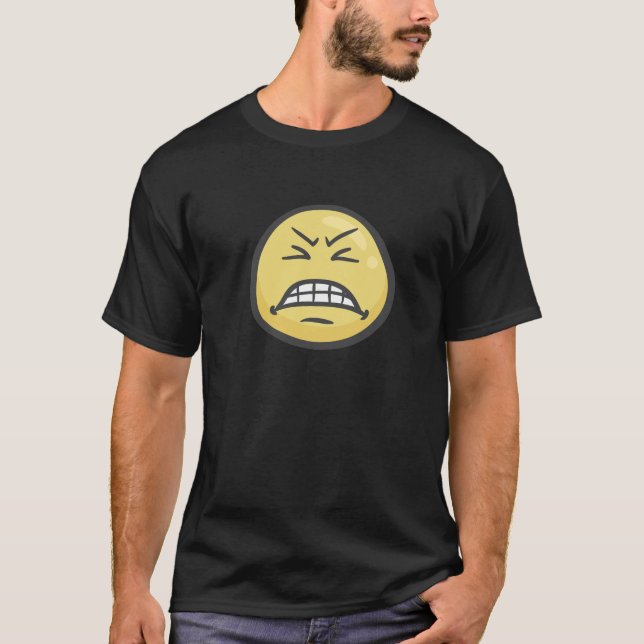 Emoji: Gesicht verziehendes Gesicht T-Shirt (Vorderseite)
