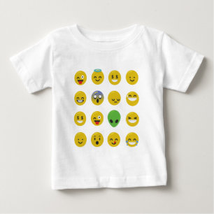 Emoji-glückliches Gesicht Baby T-shirt