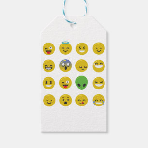 Emoji glückliches Gesicht Geschenkanhänger