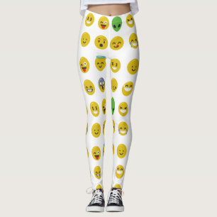 Emoji glückliches Gesicht Leggings