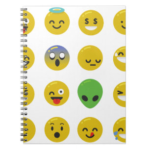Emoji-glückliches Gesicht Notizblock