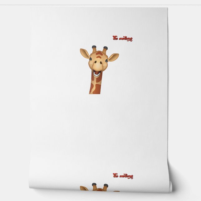 emoji-glückliches Giraffengesicht Tapete (Abrollen)