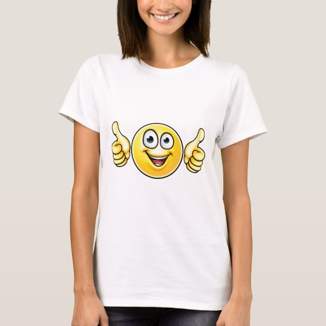 Emoji greift herauf Ikone ab T-Shirt (Vorderseite)