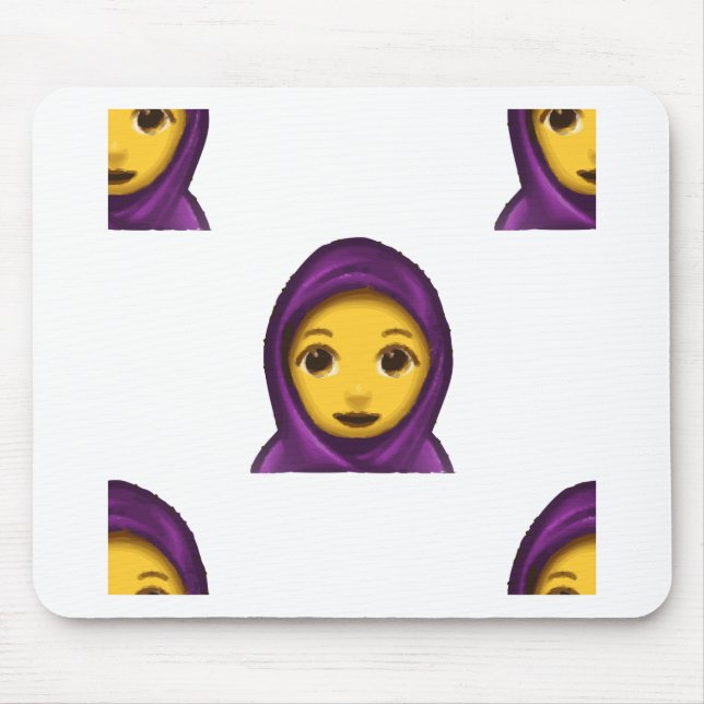 Emoji hajib mousepad (Vorne)