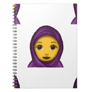 Emoji hajib notizblock