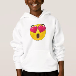 Emoji Heart Eyes Valentines Hoodie