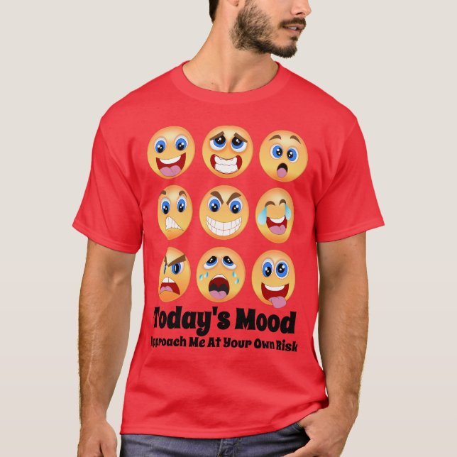 Emoji heute T-Shirt (Vorderseite)