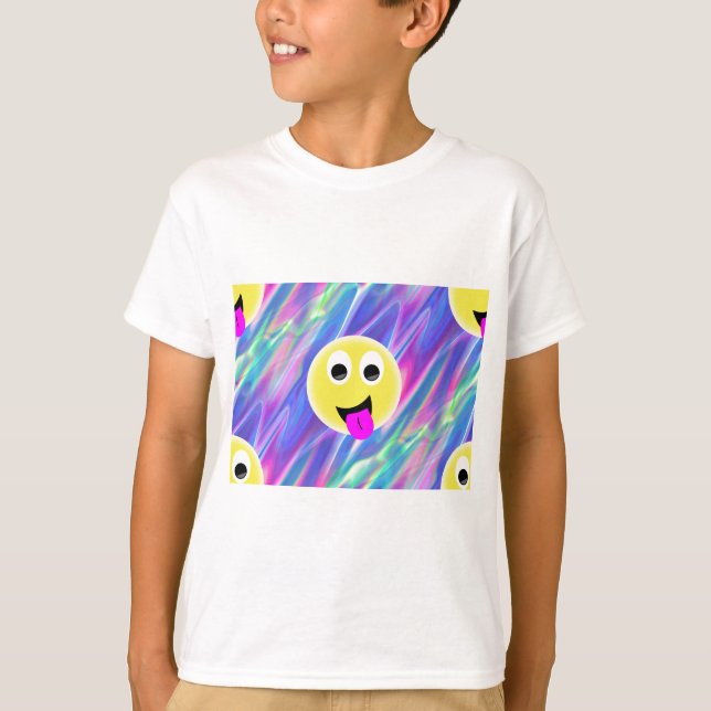 Emoji-Hologramm T-Shirt (Vorderseite)