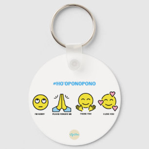 Emoji Ho'oponoponopono Schlüsselkette Schlüsselanhänger