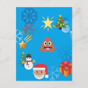 Emoji kackte Weihnachten