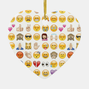 Emoji Keramikornament