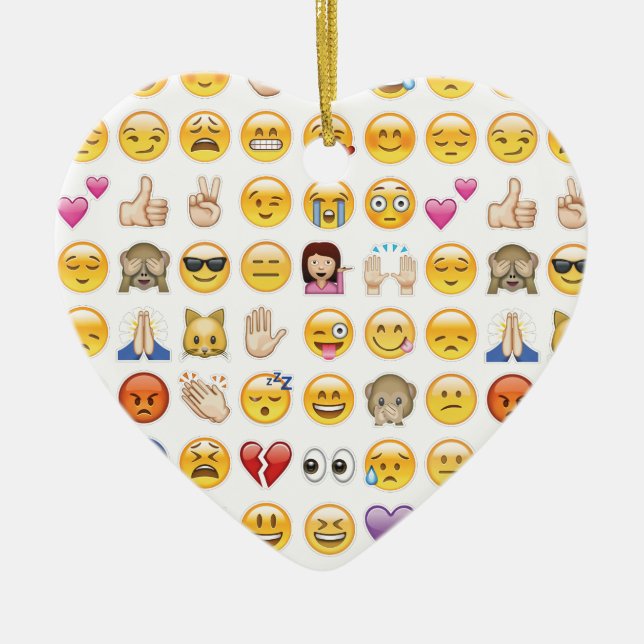 Emoji Keramikornament (Vorne)