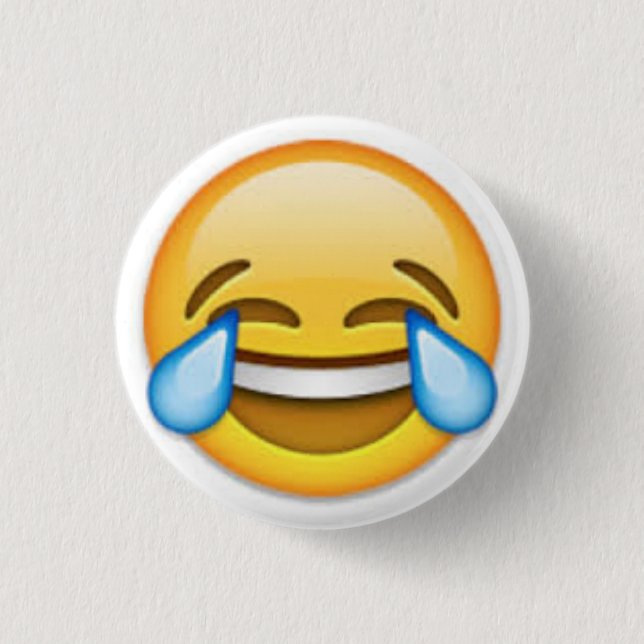 Emoji Knopf Button (Vorderseite)