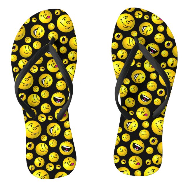 Emoji-Kugeln Flip Flops (Fußbett)