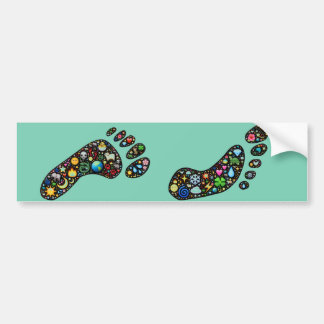 Emoji-Kunst Klimaabdruckaufkleber Autoaufkleber