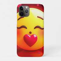 Emoji küssen Herzblasen