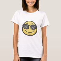 Emoji: Lächelndes Gesicht mit Sonnenbrille