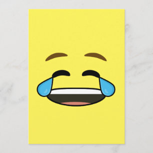 Emoji lachen einladung