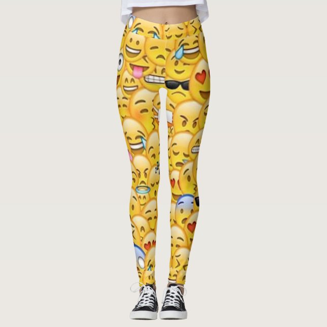 Emoji Leggings (Vorderseite)