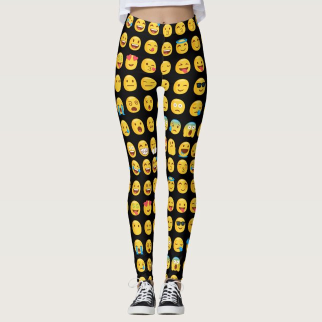 Emoji Leggings (Vorderseite)