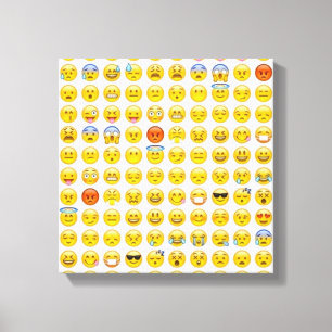 Emoji Leinwanddruck