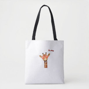 Emoji-Liebe-Augen-Giraffe-Gesicht