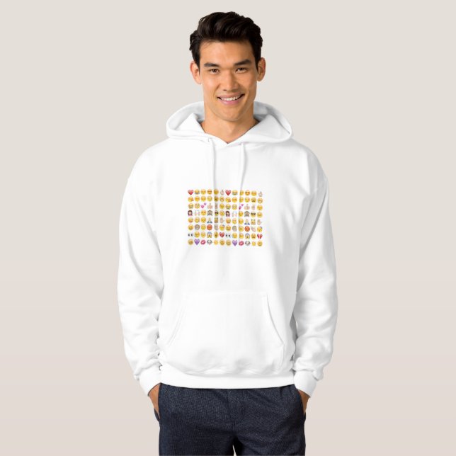 emoji mens hoodie Sweatshirt hoody (Vorne ganz)