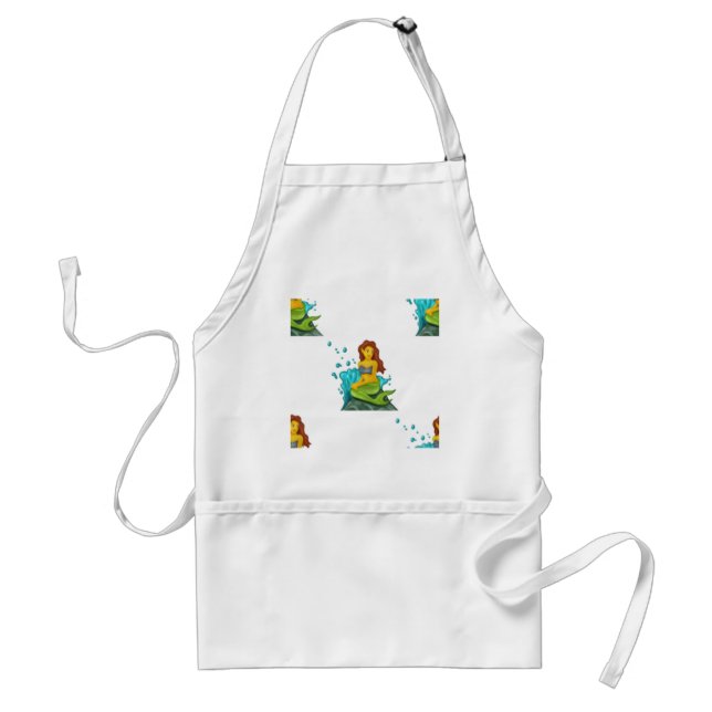 Emoji mermaid schürze (Vorne)