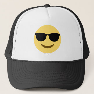 Emoji mit Sonnenbrille cool Truckerkappe
