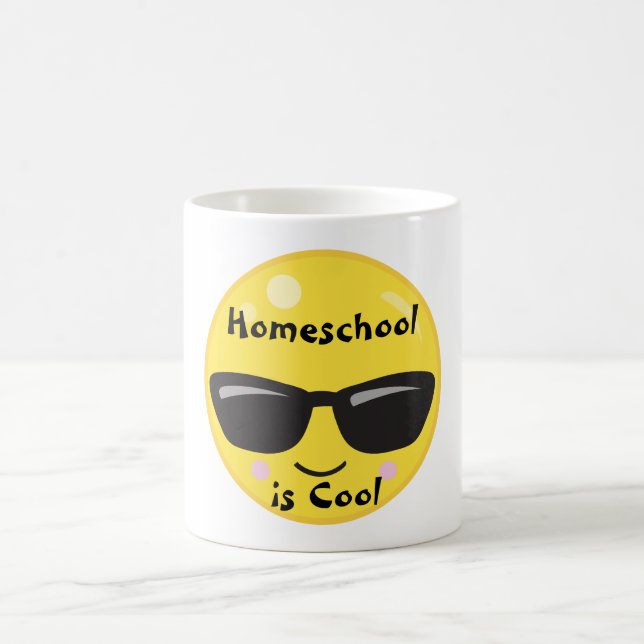 Emoji mit Sonnenbrille Tasse (Mittel)