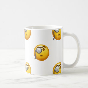 Emoji-Monokel Tasse