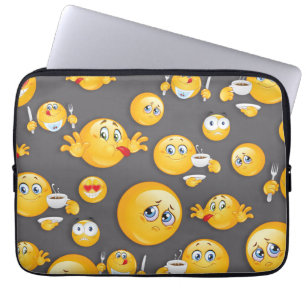 Emoji Muster 2 Laptopschutzhülle