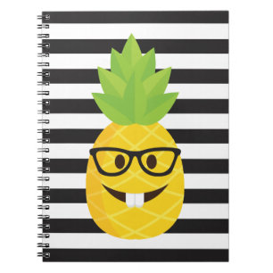 emoji nerd pineapple notizblock